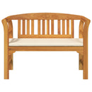 Rosebænk Cremehvid 114 x 46 x 82,5 cm Massivt Akacietræ