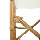 Folding Directors Stol 2 pcs Naturfarvet Bambus