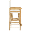 Folding Directors Stol 2 pcs Naturfarvet Bambus