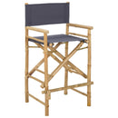 Folding Directors Stol 2 pcs Naturfarvet Bambus