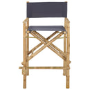 Folding Directors Stol 2 pcs Naturfarvet Bambus