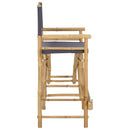Folding Directors Stol 2 pcs Naturfarvet Bambus