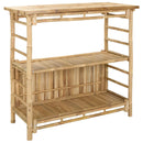 Udendørs barbord Naturfarvet 110 x 50 x 105 cm Bambus