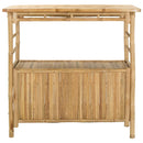 Udendørs barbord Naturfarvet 110 x 50 x 105 cm Bambus