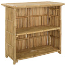 Udendørs barbord Naturfarvet 115 x 55 x 105 cm Bambus