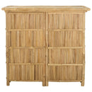 Udendørs barbord Naturfarvet 115 x 55 x 105 cm Bambus
