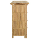 Udendørs barbord Naturfarvet 115 x 55 x 105 cm Bambus