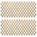 Udvidelig espalierhegn 2 pcs Lys Brun 100 x 105 cm Bambus