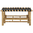 Havebænk 80 x 38 x 40 cm Bambus Naturfarvet Rektangulær