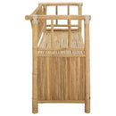 Have opbevaringsbænk 110 x 47 x 80 cm Bambus Naturfarvet
