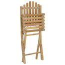 Have Stol 4 pcs Naturfarvet Bambus