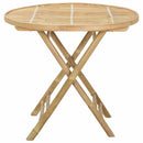 Havemøbel Bord Naturfarvet 80 x 70 cm Bambus