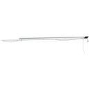 Manuel markise-ramme med LED-lys Hvid 5 × 3,5 m Aluminium