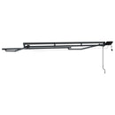 Manuel markise-ramme med LED-lys Antracit 3 x 2 m Aluminium