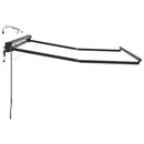 Elektrisk Markisedugramme med LED Antracit 3 x 2,5 m Aluminium