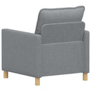 Sofa Lysegrå 76 x 81 x 87,5 cm Stof