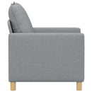 Sofa Lysegrå 76 x 81 x 87,5 cm Stof