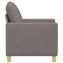 Sofa Gråbrun 76 x 81 x 87,5 cm Stof
