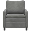 Sofa Mørkegrå 76 x 81 x 87,5 cm Fløjl
