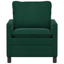 Sofa Mørkegrøn 76 x 81 x 87,5 cm Fløjl