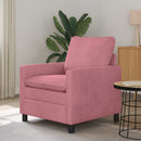 Sofa Lyserød 76 x 81 x 87,5 cm Fløjl