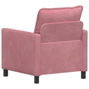 Sofa Lyserød 76 x 81 x 87,5 cm Fløjl
