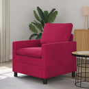Sofa Vinrød 76 x 81 x 87,5 cm Fløjl