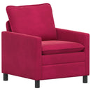 Sofa Vinrød 76 x 81 x 87,5 cm Fløjl