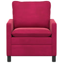 Sofa Vinrød 76 x 81 x 87,5 cm Fløjl