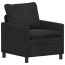 Sofa Sort 76 x 81 x 87,5 cm Fløjl