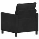 Sofa Sort 76 x 81 x 87,5 cm Fløjl