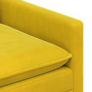 Sofa Gul 76 x 81 x 87,5 cm Fløjl