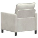 Sofa Cremefarvet 76 x 81 x 87,5 cm Fløjl