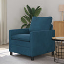Sofa Blå 76 x 81 x 87,5 cm Fløjl