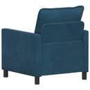 Sofa Blå 76 x 81 x 87,5 cm Fløjl