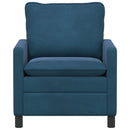 Sofa Blå 76 x 81 x 87,5 cm Fløjl