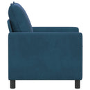 Sofa Blå 76 x 81 x 87,5 cm Fløjl