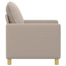 Sofa Lysegrå 76 x 81 x 87,5 cm Stof