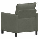 Sofa Lysegrå 76 x 81 x 87,5 cm Stof