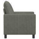 Sofa Lysegrå 76 x 81 x 87,5 cm Stof