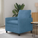 Sofa Blå 76 x 81 x 87,5 cm Stof