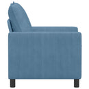 Sofa Blå 76 x 81 x 87,5 cm Stof