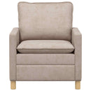 Sofa Beige 76 x 81 x 87,5 cm Polyester