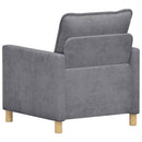 Sofa Lysegrå 76 x 81 x 87,5 cm Polyester