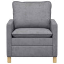 Sofa Lysegrå 76 x 81 x 87,5 cm Polyester