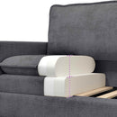 Sofa Mørkegrå 76 x 81 x 87,5 cm Polyester