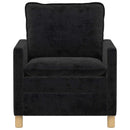Sofa Sort 76 x 81 x 87,5 cm Polyester