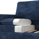 Sofa Mørkeblå 76 x 81 x 87,5 cm Polyester