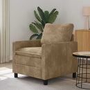 Sofa Gråbrun 76 x 81 x 87,5 cm Polyester