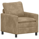 Sofa Gråbrun 76 x 81 x 87,5 cm Polyester